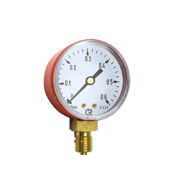 Manometru pentru propan PG62 – 0,6 MPa (6 bar) pentru gaz combustibil
