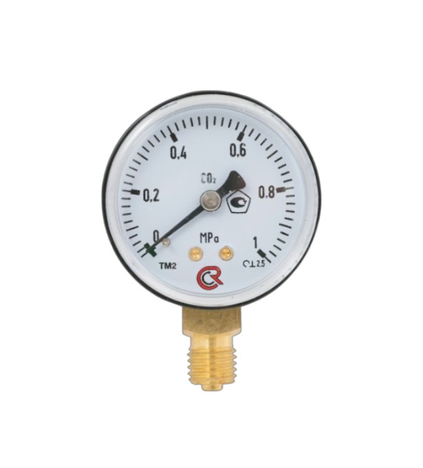 Manometru pentru argon PG62 – 1 MPa (10 bar) pentru gaz inert
